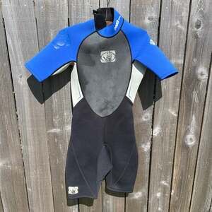 Body Glove Mens Pro 3 Black & Blue 2/1mm Wetsuit